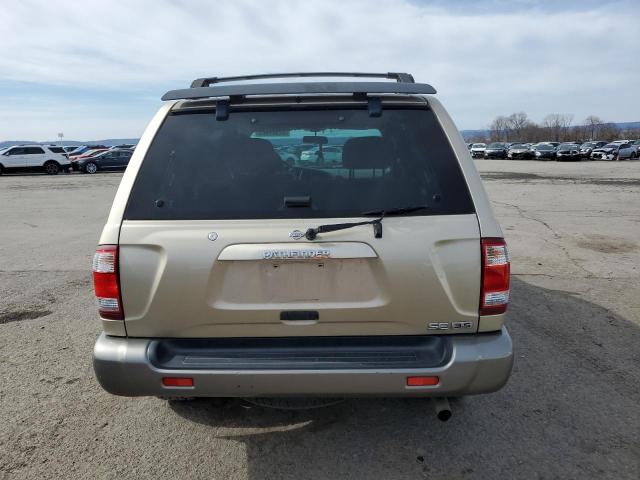 JN8DR07Y71W519522 - 2001 NISSAN PATHFINDER LE ბეჟი ფოტო 6