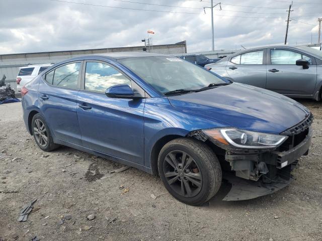 5NPD84LF1HH011864 - 2017 HYUNDAI ELANTRA SE BLUE photo 4