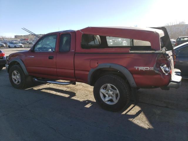 5TESN92N12Z033146 - 2002 TOYOTA TACOMA XTRACAB PRERUNNER RED photo 2