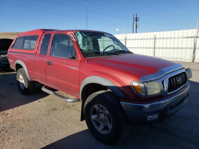 5TESN92N12Z033146 - 2002 TOYOTA TACOMA XTRACAB PRERUNNER RED photo 4