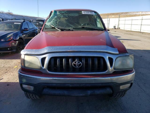 5TESN92N12Z033146 - 2002 TOYOTA TACOMA XTRACAB PRERUNNER RED photo 5