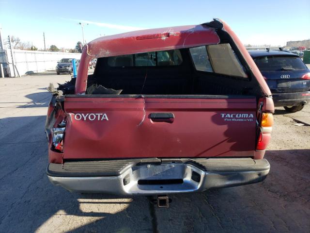 5TESN92N12Z033146 - 2002 TOYOTA TACOMA XTRACAB PRERUNNER 红色 照片 6