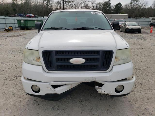 1FTRX12W17FA32893 - 2007 FORD F150 WHITE photo 5