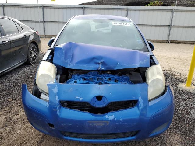 JTDKT903295232789 - 2009 TOYOTA YARIS BLUE photo 5