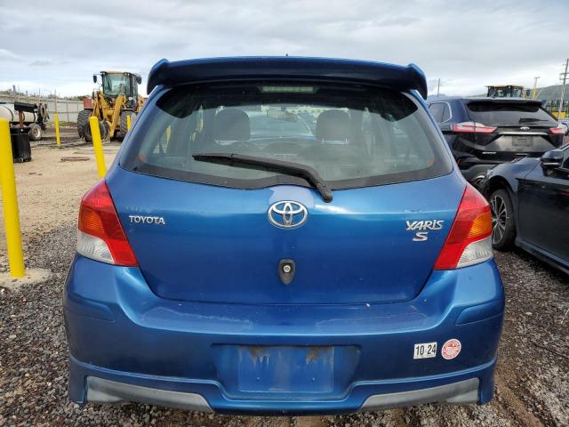 JTDKT903295232789 - 2009 TOYOTA YARIS BLUE photo 6