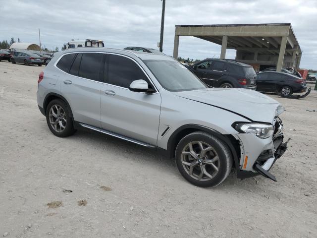 5UXTY3C02L9C36511 - 2020 BMW X3 SDRIVE30I SILVER photo 4