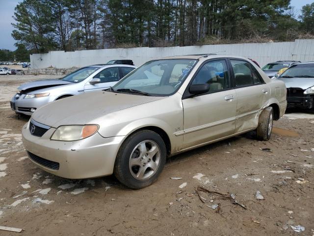 JM1BJ225110479847 - 2001 MAZDA PROTEGE LX GOLD photo 1