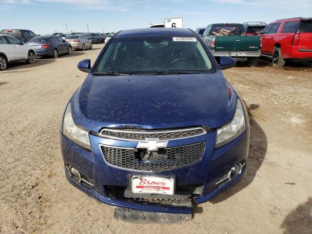 1G1PF5SC1C7262177 - 2012 CHEVROLET CRUZE LT BLUE photo 5