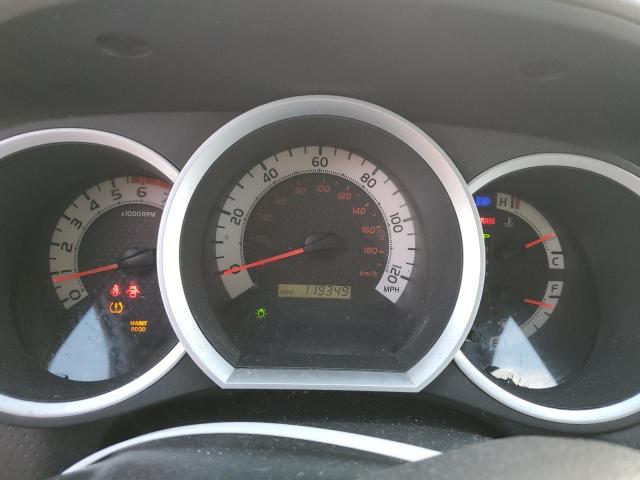 5TFUX4EN6DX020193 - 2013 TOYOTA TACOMA ACCESS CAB ვერცხლისფერი ფოტო 9