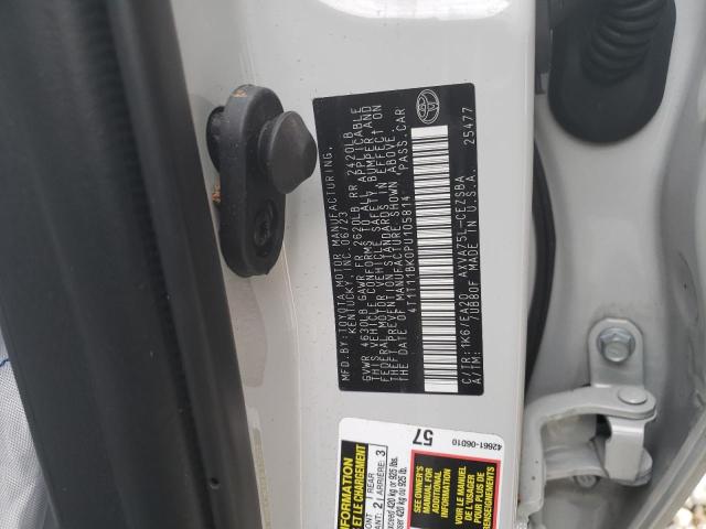 4T1T11BK0PU105814 - 2023 TOYOTA CAMRY SE NIGHT SHADE WHITE photo 12