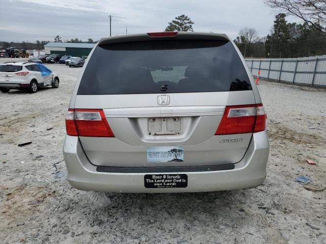 5FNRL38715B025774 - 2005 HONDA ODYSSEY EXL SILVER photo 6