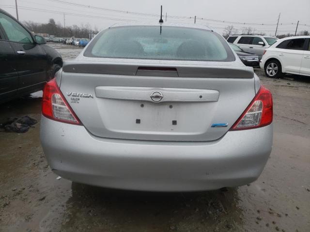 3N1CN7AP3EL848728 - 2014 NISSAN VERSA S SILVER photo 6