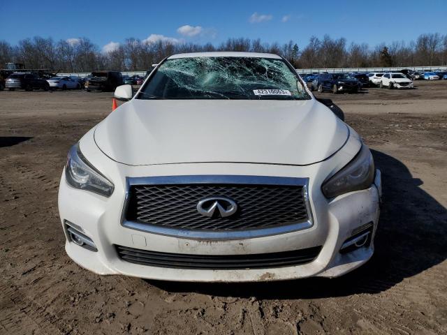 JN1BV7AR1FM421133 - 2015 INFINITI Q50 BASE WHITE photo 5