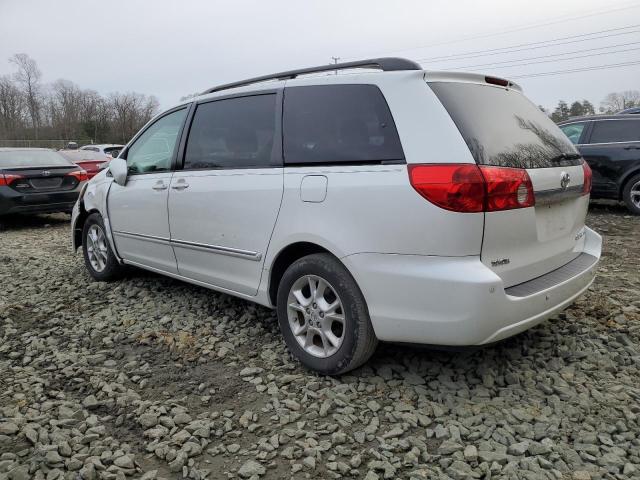 5TDZA22C46S445547 - 2006 TOYOTA SIENNA XLE WHITE photo 2