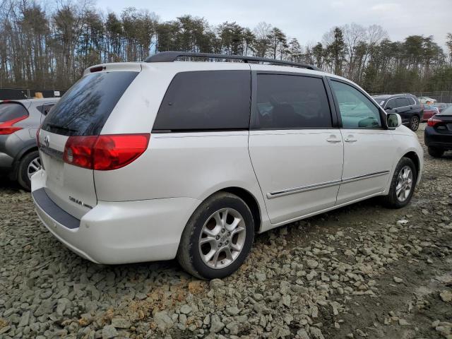 5TDZA22C46S445547 - 2006 TOYOTA SIENNA XLE WHITE photo 3