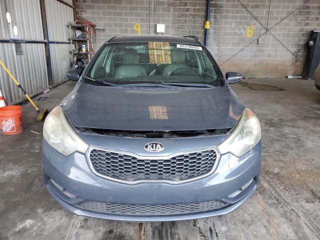 KNAFZ4A85E5169093 - 2014 KIA FORTE EX BLUE photo 5