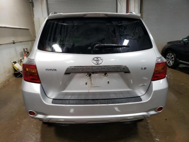 JTEES43A692115601 - 2009 TOYOTA HIGHLANDER SPORT SILVER photo 6