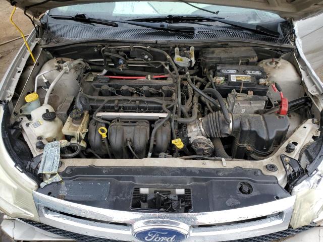 1FAHP35N99W232892 - 2009 FORD FOCUS SE SILVER photo 11