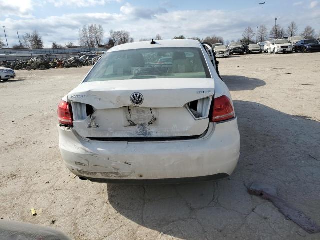 1VWBN7A33DC044510 - 2013 VOLKSWAGEN PASSAT SE WHITE photo 6