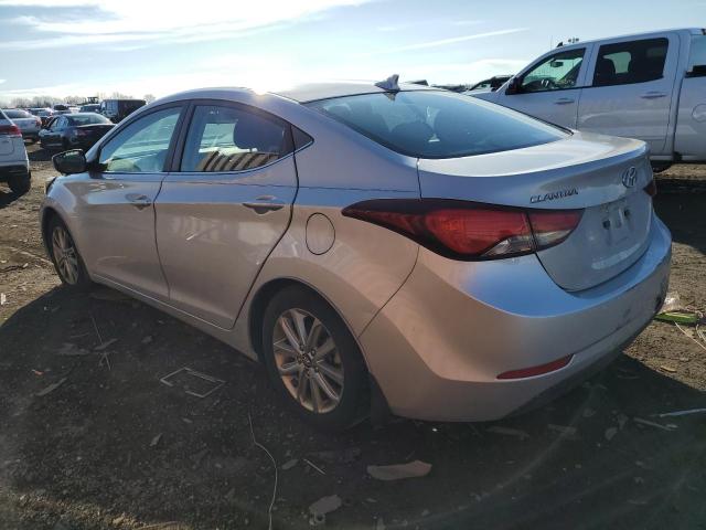 KMHDH4AE2FU342140 - 2015 HYUNDAI ELANTRA SE SILVER photo 2