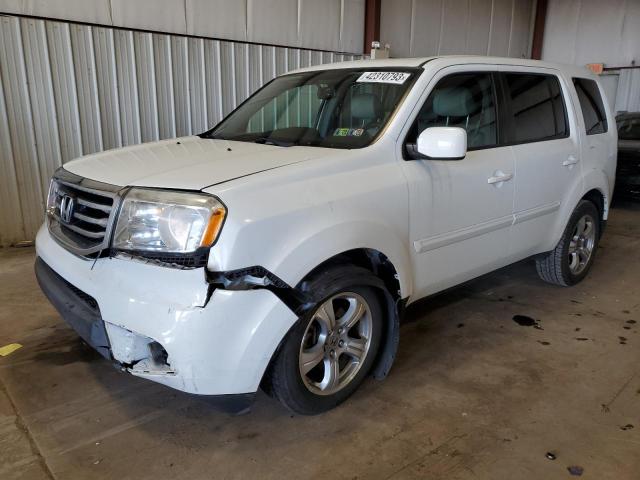 5FNYF4H72DB071847 - 2013 HONDA PILOT EXLN WHITE photo 1