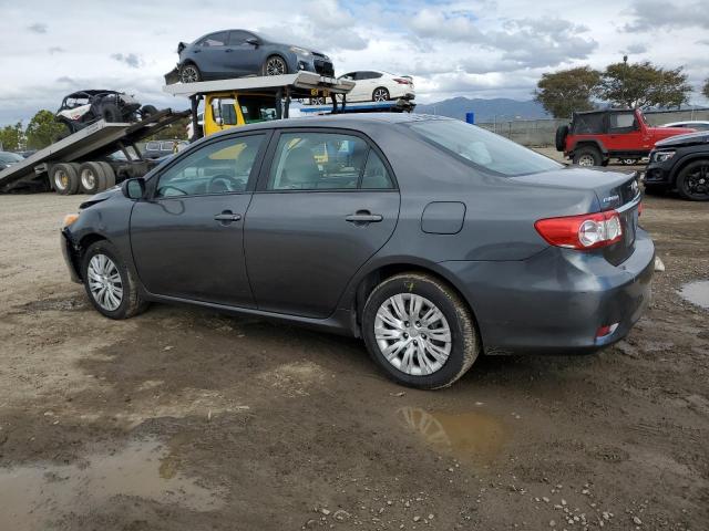 2T1BU4EE3CC786699 - 2012 TOYOTA COROLLA BASE GRAY photo 2