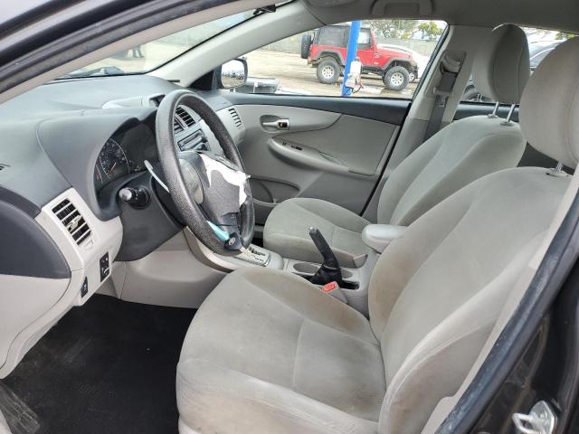 2T1BU4EE3CC786699 - 2012 TOYOTA COROLLA BASE GRAY photo 7