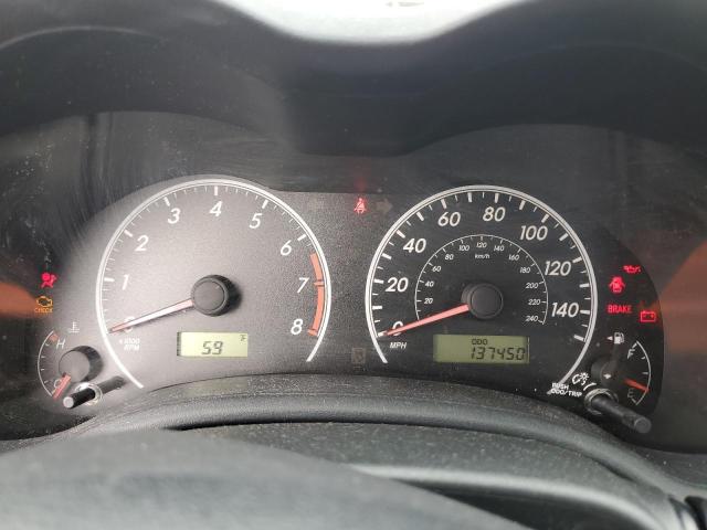 2T1BU4EE3CC786699 - 2012 TOYOTA COROLLA BASE GRAY photo 9