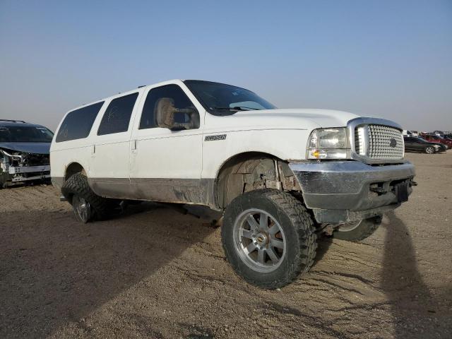 1FMSU41F42EC84287 - 2002 FORD EXCURSION XLT WHITE photo 4