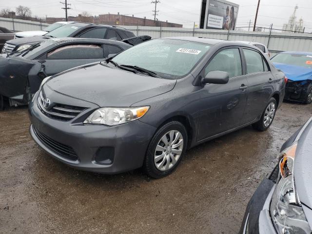 2T1BU4EE9DC112316 - 2013 TOYOTA COROLLA BASE GRAY photo 1