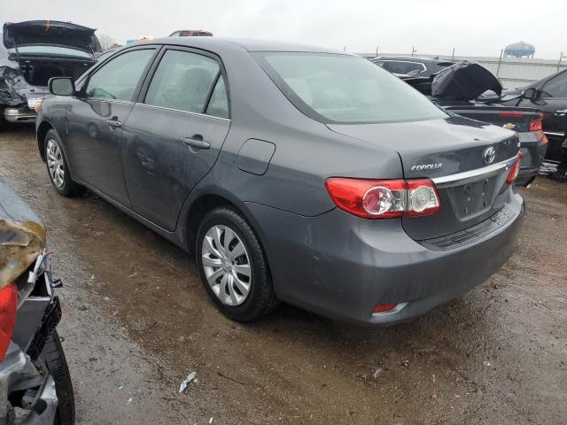 2T1BU4EE9DC112316 - 2013 TOYOTA COROLLA BASE GRAY photo 2