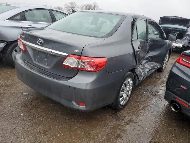 2T1BU4EE9DC112316 - 2013 TOYOTA COROLLA BASE GRAY photo 3