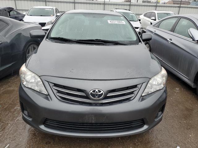 2T1BU4EE9DC112316 - 2013 TOYOTA COROLLA BASE GRAY photo 5