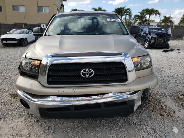 5TFRT54137X012367 - 2007 TOYOTA TUNDRA DOUBLE CAB SR5 BEIGE photo 5