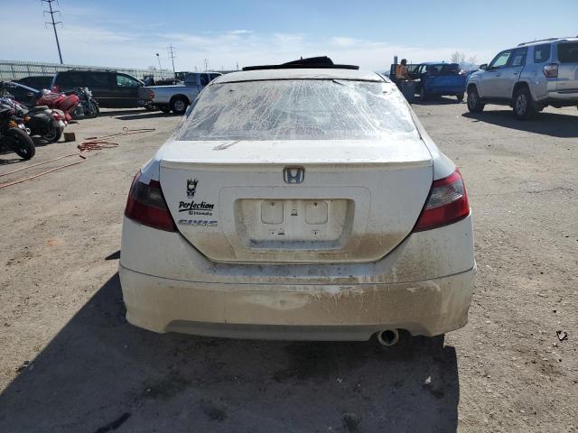 2HGFG1A88AH529596 - 2010 HONDA CIVIC EX WHITE photo 6