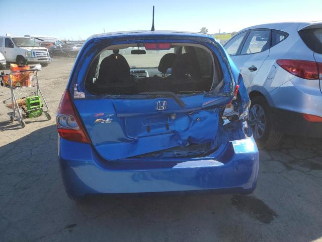 JHMGD38478S059864 - 2008 HONDA FIT BLUE photo 6