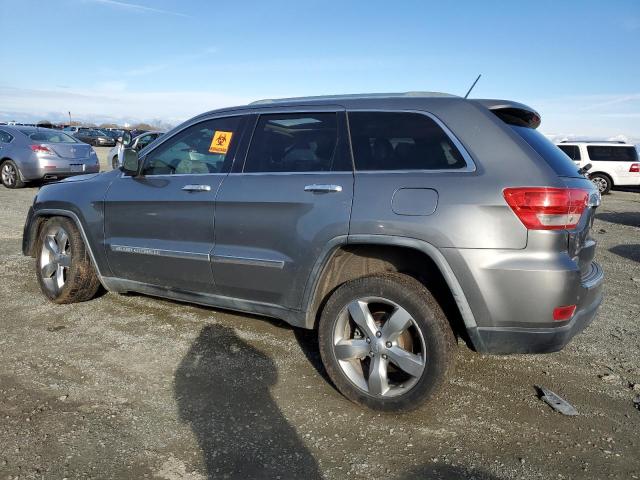 1J4RS6GG2BC739244 - 2011 JEEP GRAND CHER OVERLAND GRAY photo 2