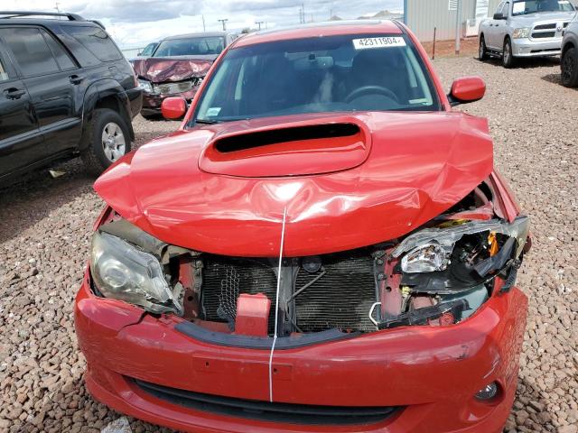 JF1GH76669G809895 - 2009 SUBARU IMPREZA WRX RED photo 5