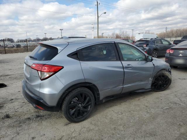 3CZRU5H1XNM717347 - 2022 HONDA HR-V SPORT SILVER photo 3