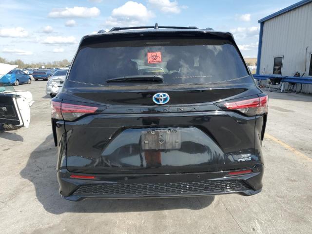 5TDDRKEC2NS107710 - 2022 TOYOTA SIENNA XSE BLACK photo 6