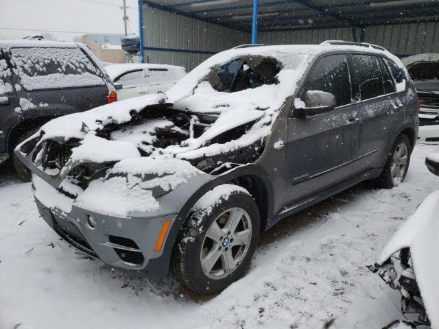 5UXZW0C55CL664759 - 2012 BMW X5 XDRIVE35D GRAY photo 1