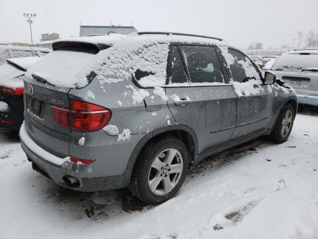 5UXZW0C55CL664759 - 2012 BMW X5 XDRIVE35D GRAY photo 3