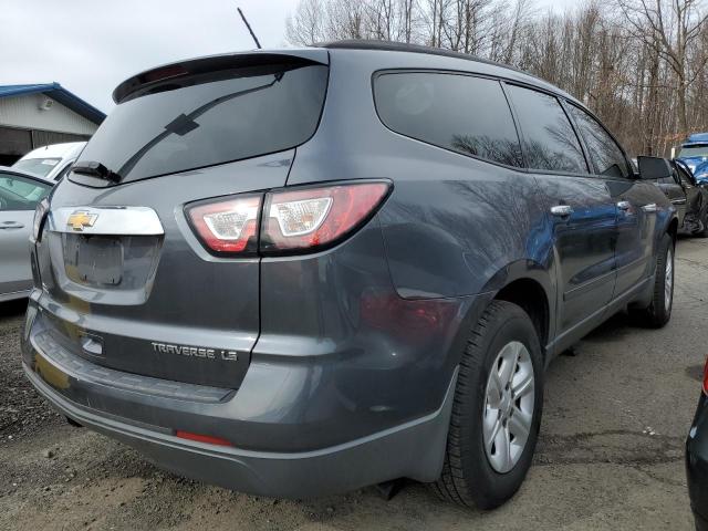 1GNKVFED1DJ113150 - 2013 CHEVROLET TRAVERSE LS GRAY photo 3