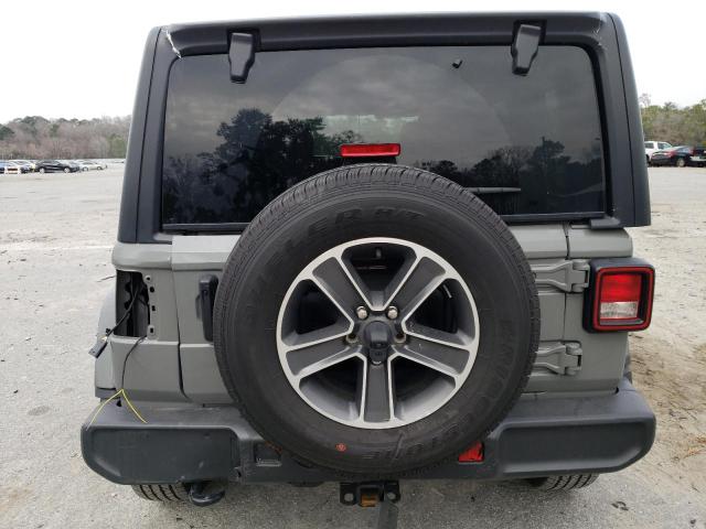 1C4HJXEG9PW570875 - 2023 JEEP WRANGLER SAHARA GRAY photo 6