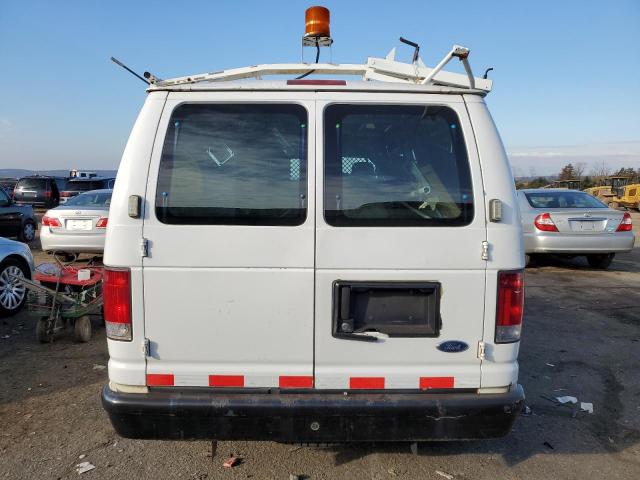 1FTNE1EW2BDA76468 - 2011 FORD ECONOLINE E150 VAN WHITE photo 6