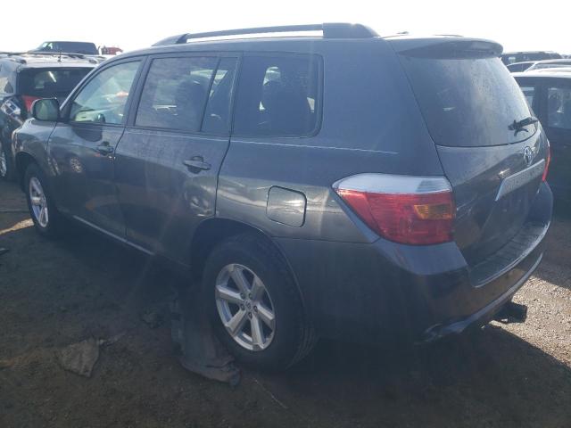 5TDJK3EH7AS010280 - 2010 TOYOTA HIGHLANDER SE GRAY photo 2