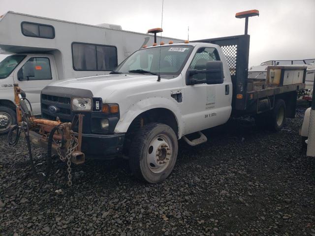 1FDXF47Y58EB82773 - 2008 FORD F450 SUPER DUTY WHITE photo 1