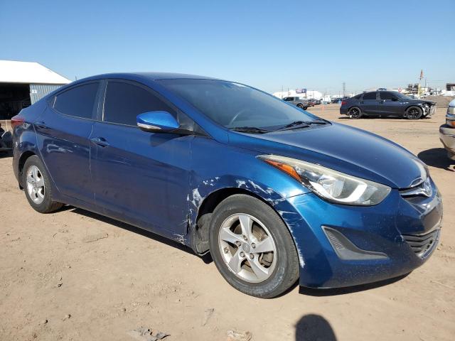 KMHDH4AE2GU483369 - 2016 HYUNDAI ELANTRA SE BLUE photo 4