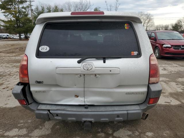 JTEZT14R030008354 - 2003 TOYOTA 4 RUNNER SR5 SILVER photo 6