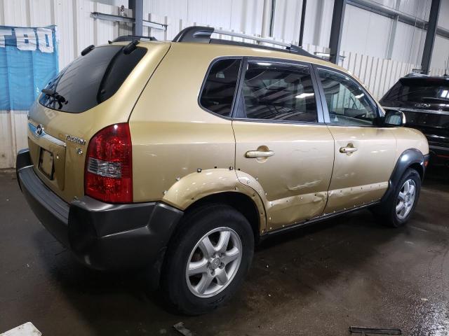 KM8JN72D25U142117 - 2005 HYUNDAI TUCSON GLS GOLD photo 3